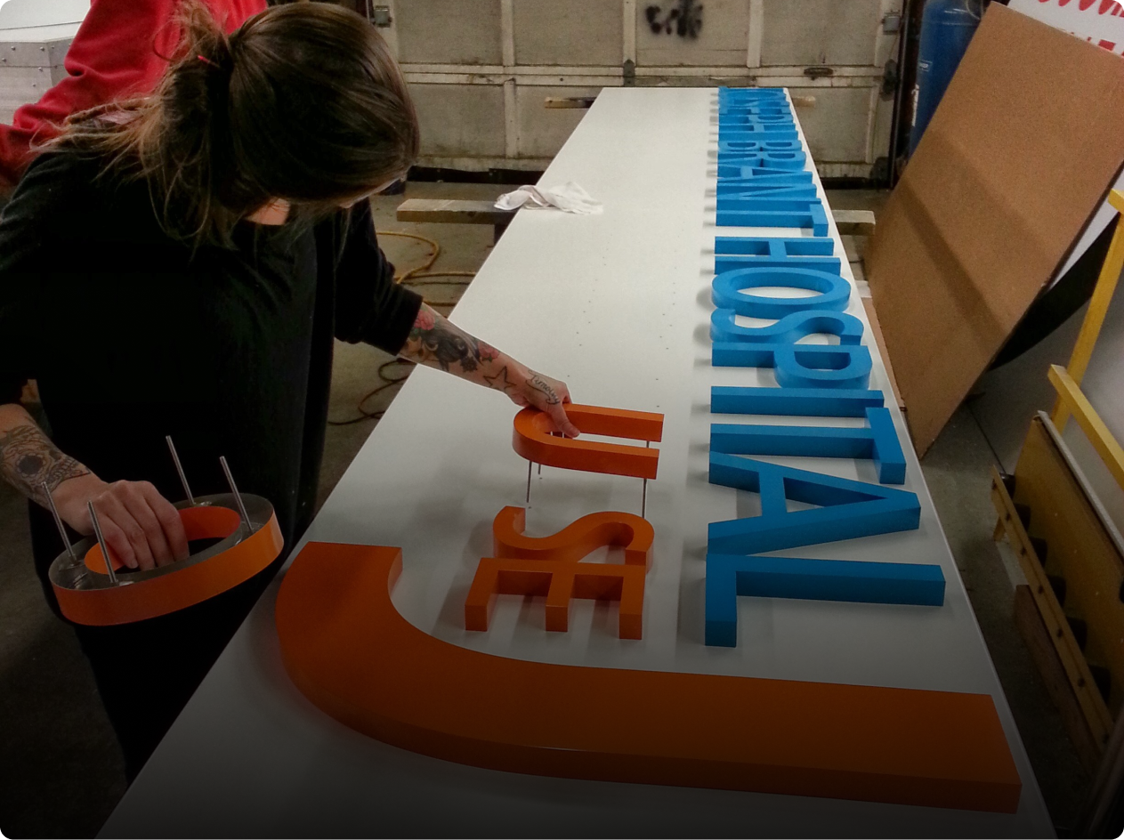 Professional signage services for businesses